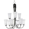 Maxim Lighting Logan 9-Light 28.5" Wide Oil Rubbed Bronze Chandelier 10046FTOI - alternate 1